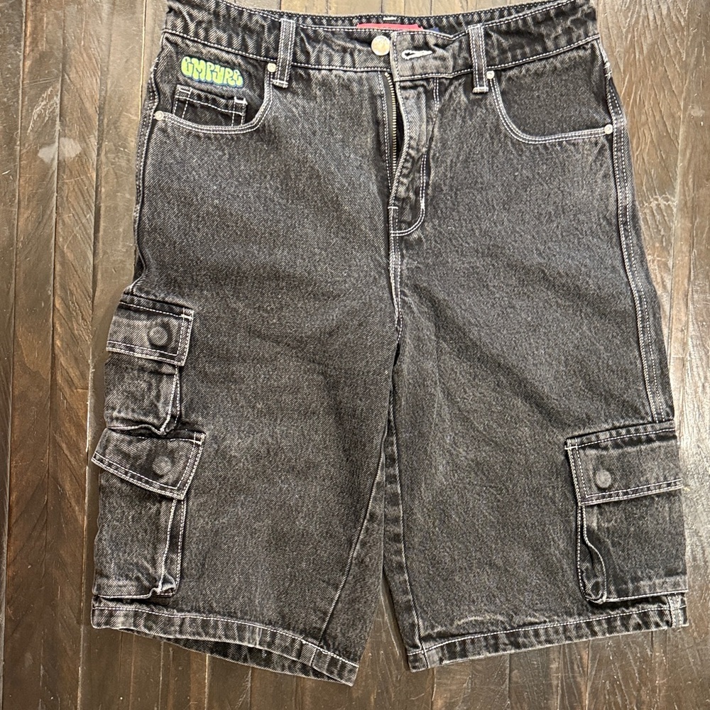 Empyre Black Cargo Women Shorts
